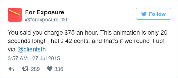 For Exposure
