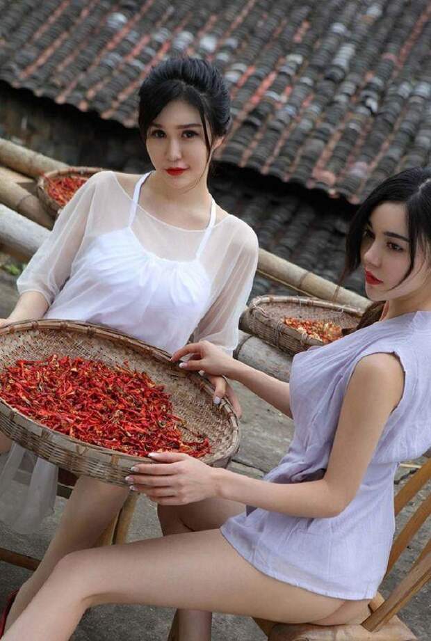 Вот как выглядят китайские деревенские девушки. Да по ним же рыдает Victoria Secret!