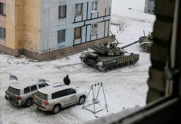 ОБСЕ все таки разглядели украинские танки в Авдеевке