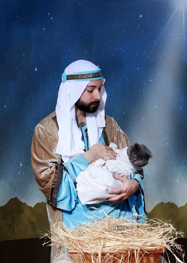 Me And My Cat's Christmas Card Was Deemed 