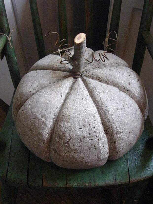 cement pumpkin