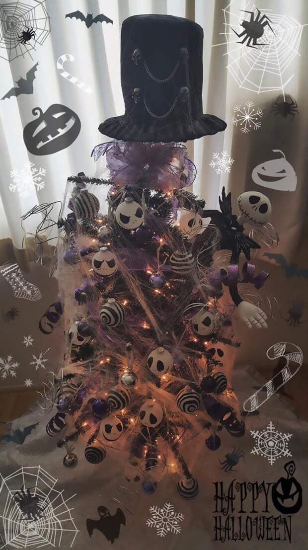 Halloween Christmas Trees