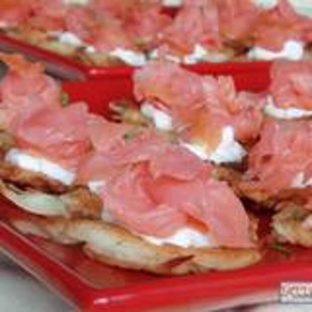 Паучки с лососем