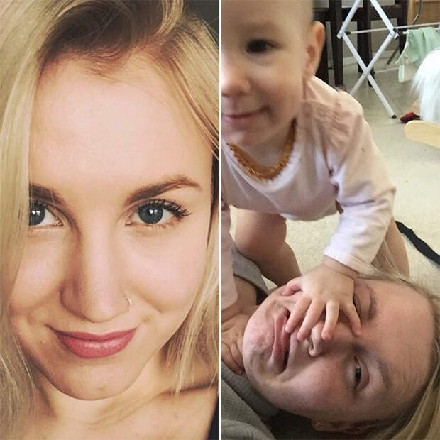 Жизнь родителей на снимках до и после рождения детей