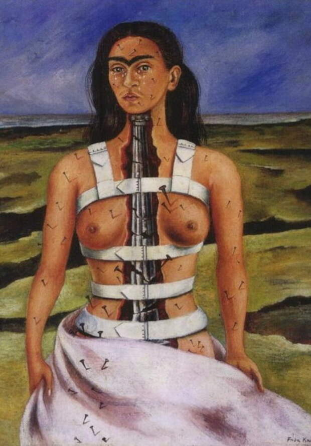 Сломанная колонна, 1944 год. Сломанная колонна, 1944 год.