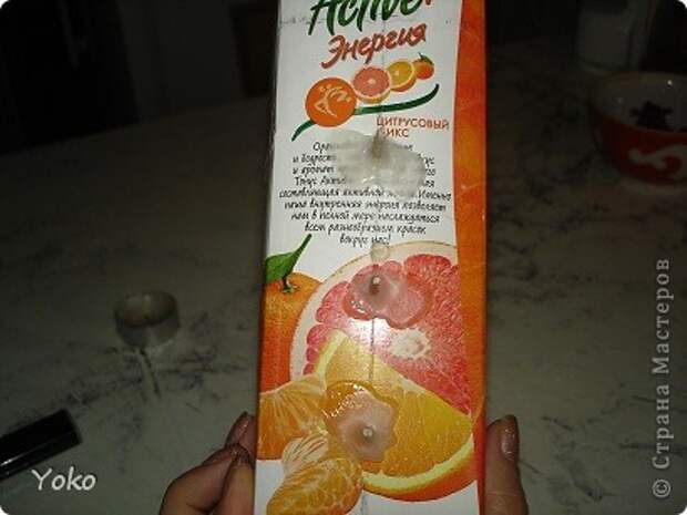 Мастер-класс Декупаж: Свеча