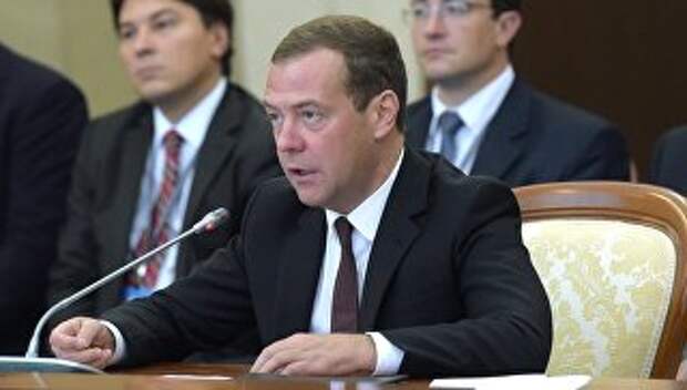 Дмитрий Медведев на заседании ЕврАзЭС в Сочи. 12 августа 2016