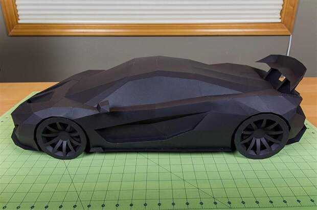 McLaren P1 из бумаги mclaren, моделизм, модель, модель из бумаги