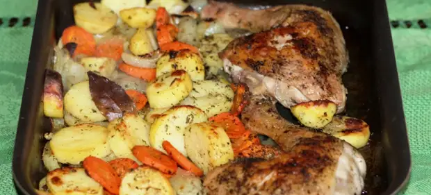 Курица с картошкой на сковороде - рецепты с фото
