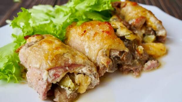 Фаршированные куриные рулетики: рецепты Ольги Матвей
