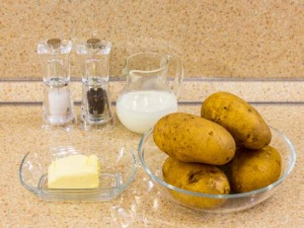 Картофельное пюре. Ингредиенты