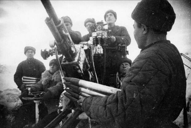 37-мм зенитная пушка. Фото 1941 года
