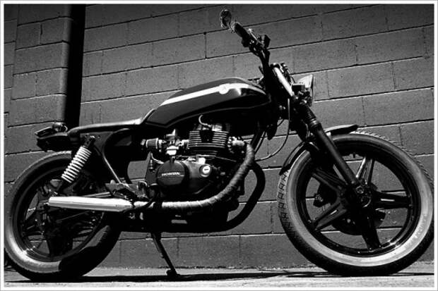 06_11_2012_ellaspedes_cb250n_honda_05 Кастом Honda CB250N 1980 года