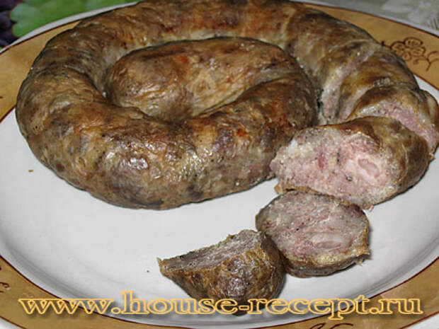 Приготовленная колбаса