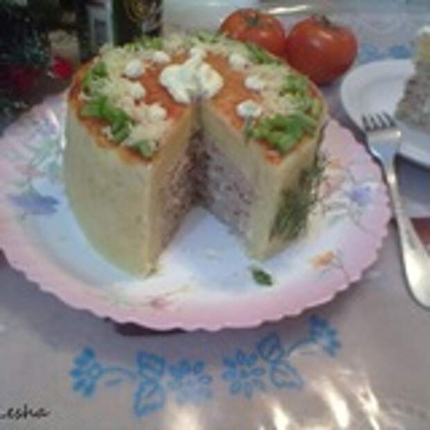 ТОРТ...мясной,в шубе "Субботний ужин"для всей семьи)))