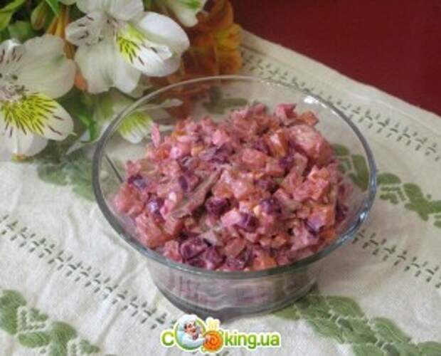 Овощной салат с копчёной мойвой - приготовление 