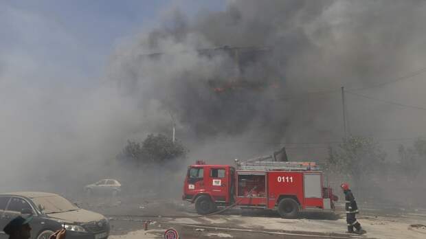 Сильный взрыв произошёл недалеко от Еревана