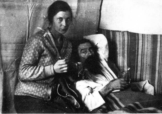 Казимир Малевич во время болезни.1935 год.