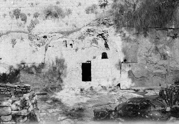Садовая могила (слева - 1898 г.) Израиль, архивные фотографии, иерусалим, история, прошлое и настоящее, сравнение, тогда и сейчас, тогда и сегодня
