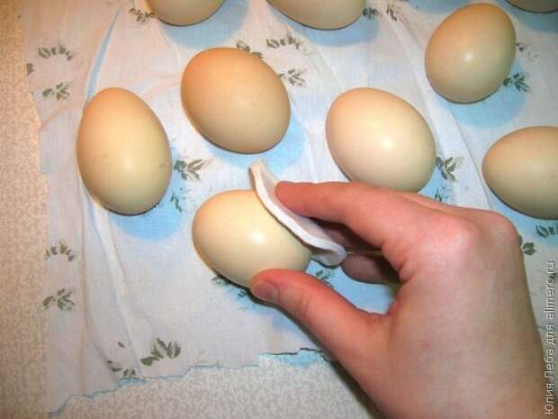 Крашеные яйца к Пасхе