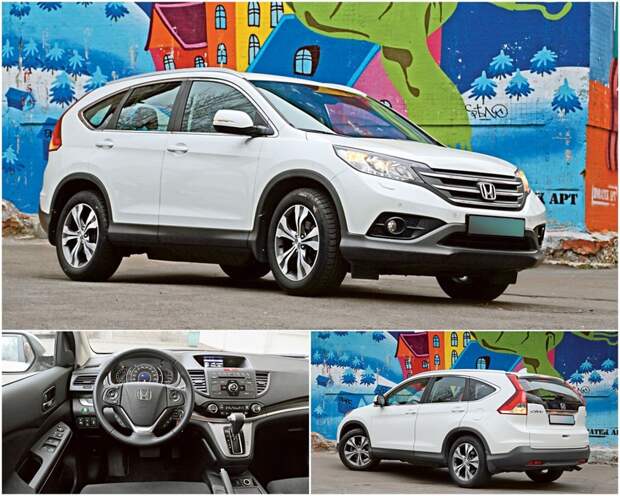 Honda CR-V четвертого поколения (2012-2016) в Россию везли из США и Великобритании. У «американок» больше клиренс (на 10 мм), но чуть хуже управляемость.