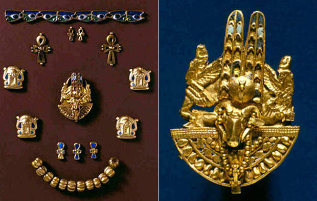 Ювелирные изделия из гробницы королевы Аманишакето в Мероэ