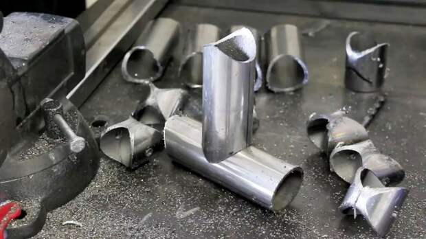 Как легко сделать вырез в трубе