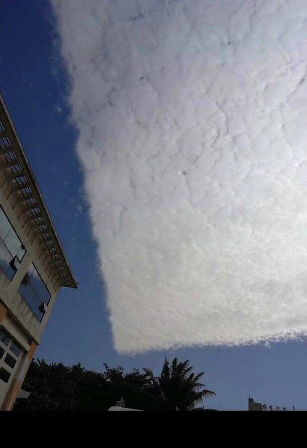 Всемирная аномалия: квадратные облака