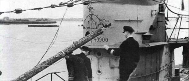 Боевая эмблема U-556.