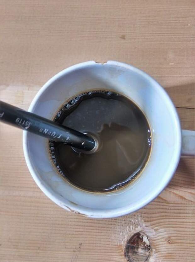 Как сделать натуральную морилку из кофе и чая