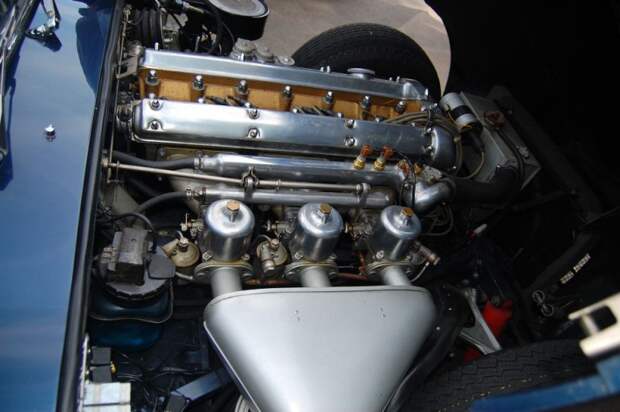 Jaguar E-Type двигатель, капот, мотор, суперкар