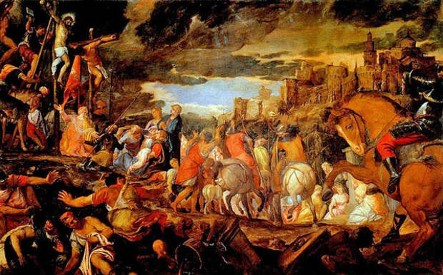 Распятие. Паоло Веронезе. 1580г Венеция