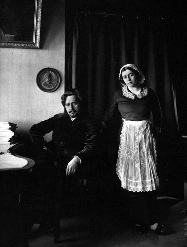 8 Леонид Андреев с женой Анной. 1912 г (532x700, 168Kb)