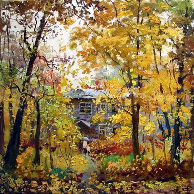 "Мир солнечного детства моего, он полон счастья, доброты и света..." Художник Анатолий Лукаш