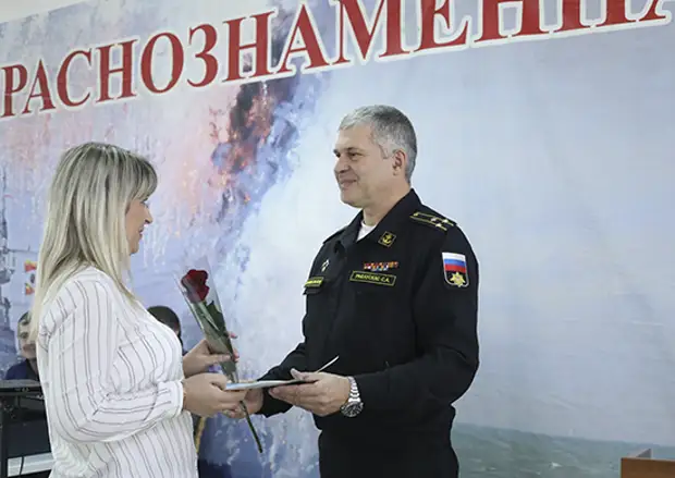 В Каспийской флотилии состоялось торжественное мероприятие, посвященное Международному женскому дню