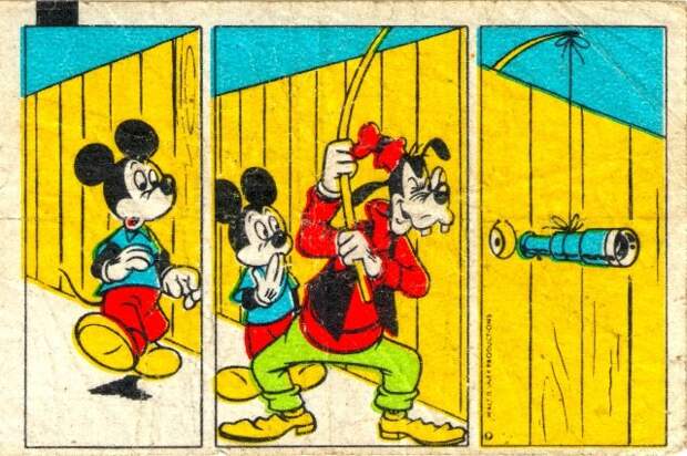 Коллекция вкладышей жевательной резинки Donald