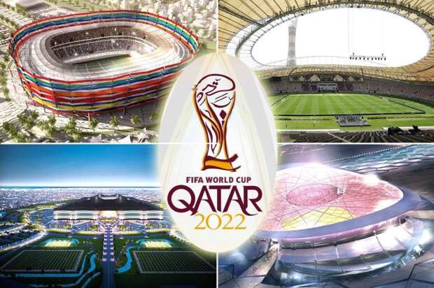 Эмблема предстоящего Чемпионата мира по футболу 2022 (Катар). | Фото: foxsportsasia.com.