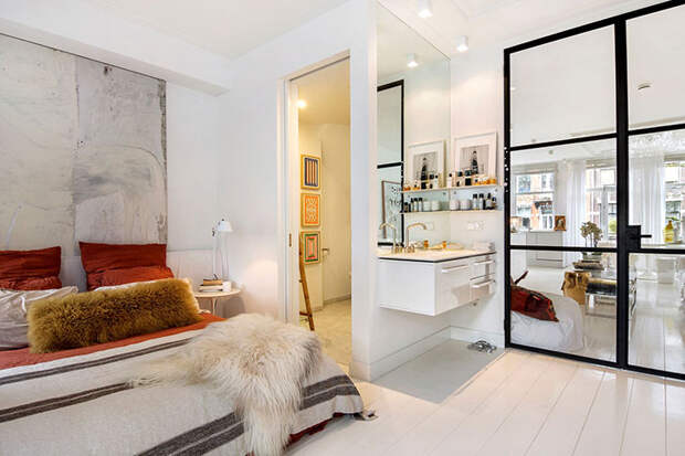 Квартира с интересным дизайном в Амстердаме