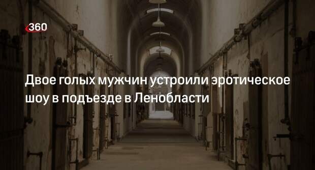 Двух обнимающихся голых мужчин заметили в подъезде в Ленобласти