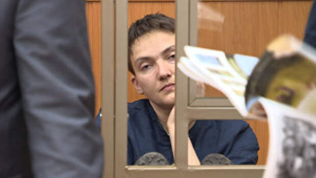 Савченко запела песню на украинском языке во время оглашения приговора