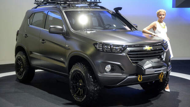 Автомобиль Chevrolet Niva concept на Московском международном автосалоне. Архивное фото