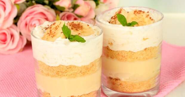 Восхитительный десерт с нежнейшим вкусом.