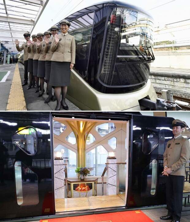 Suite Shiki-Shima – признан самым роскошным поездом мира (Япония). | Фото: joinus.pro.
