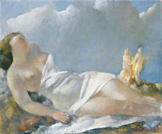 Лежащая обнаженная (Nue Allongee)_54 х 65.5_х.,м._Частное собрание.jpg Лежащая обнаженная (Nue Allongee)_54 х 65.5_х.,м._Частное собрание.jpg