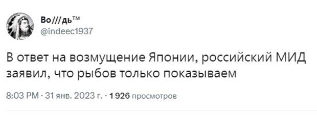 Поддержка запада больно ударила по Японии. Россия запретила им ловить рыбу у Курильских островов. В Токио запаниковали