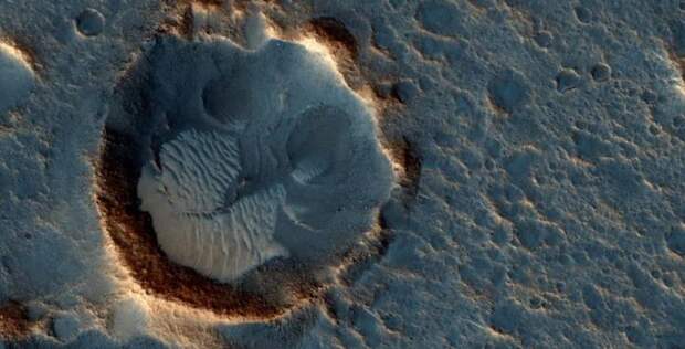 A location on Mars associated with the best-selling novel and Hollywood movie, "The Martian" This area is in the Acidalia Planitia region and in the novel and the movie, it is the landing site of a crewed mission named Ares 3. REUTERS/NASA/JPL-Caltech/Univ. of Arizona