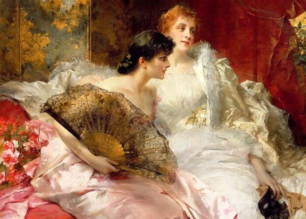 Веер - самый многозначный и красноречивый аксессуар дамского флирта