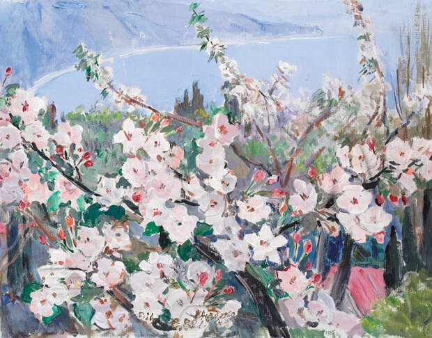 Весна. Цветет яблоня», 1984 (700x548, 525Kb)
