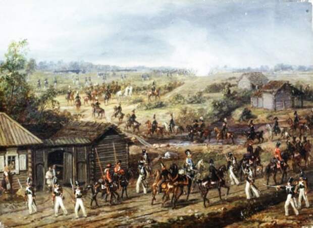 Хроники 1812: Французская армия повернула от деревни Горки на деревню Фоминское