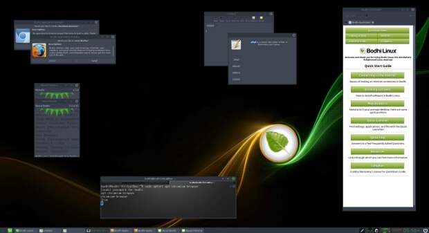 bodhi linux desktop environment